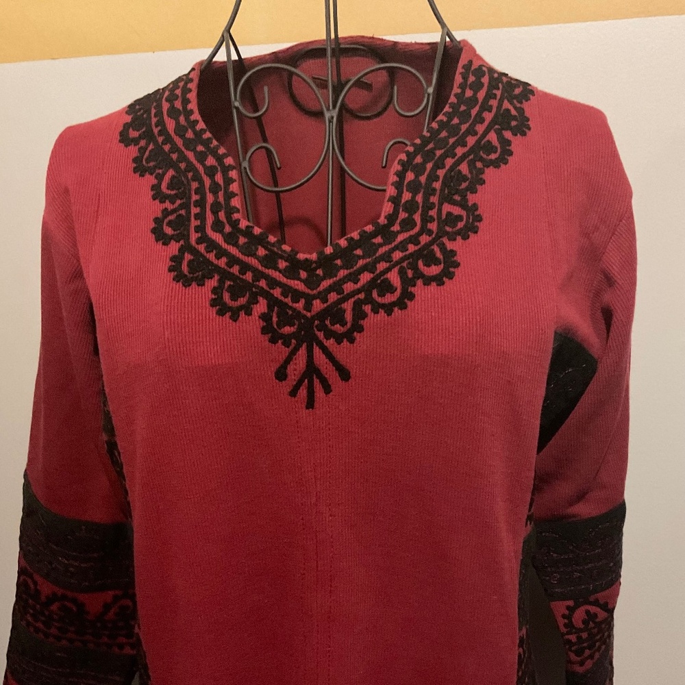 VINTAGE Unknown Brand Embroidered Dress size L/XL - Picture 16 of 16